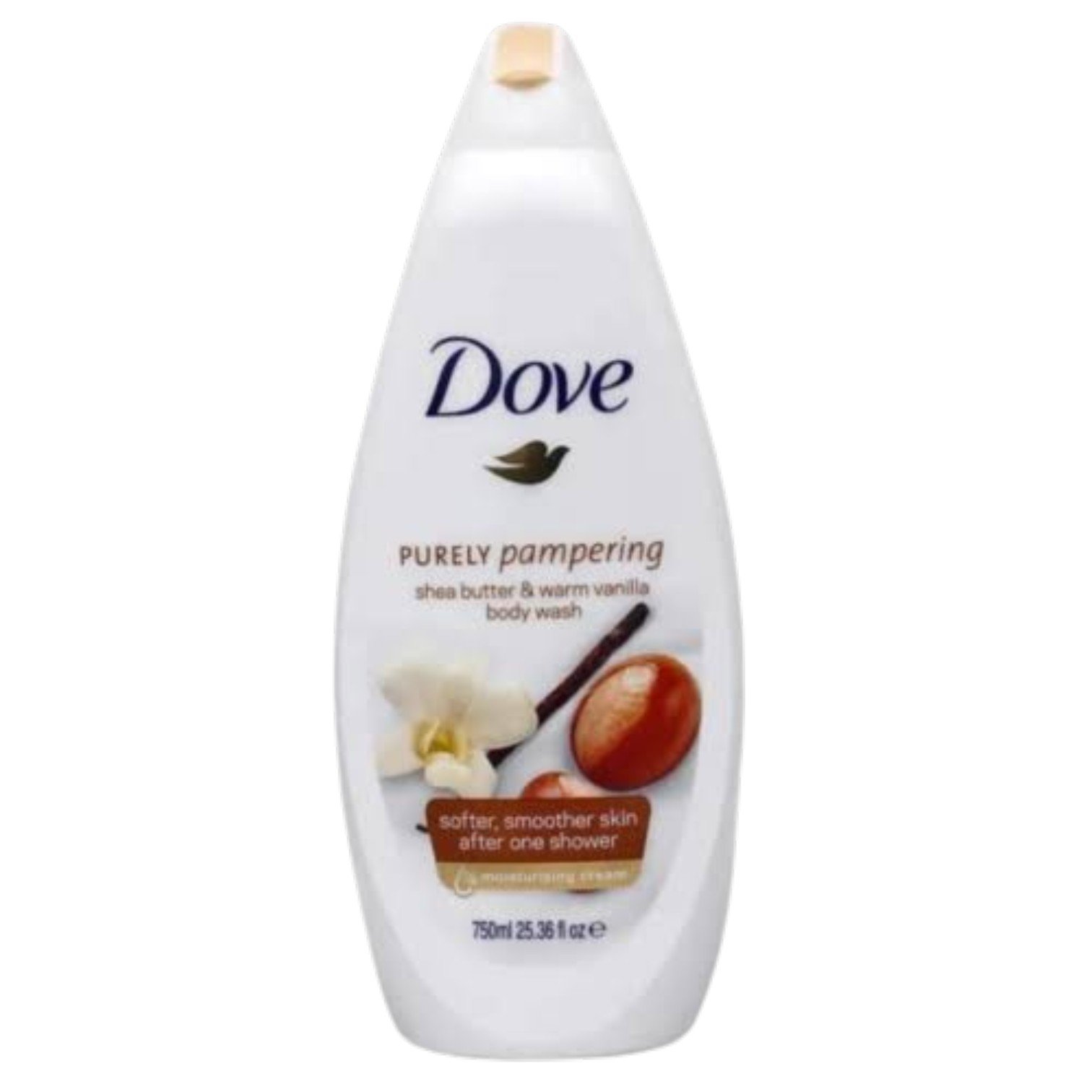 DOVE PURELY PAMPERING WARM VANILLA BODY WASH 750ml