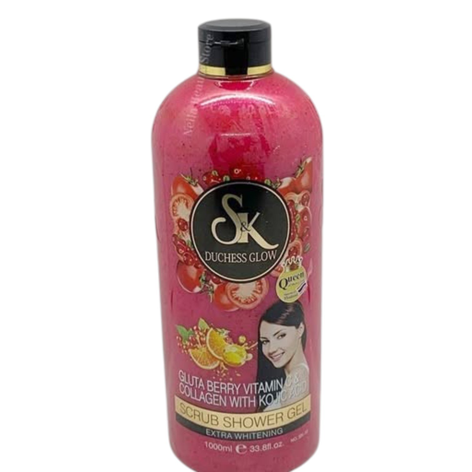 SK Duchess Glow Gluta Berry Vitamin C & Collagen with Kojic Acid Scrub Shower Gel