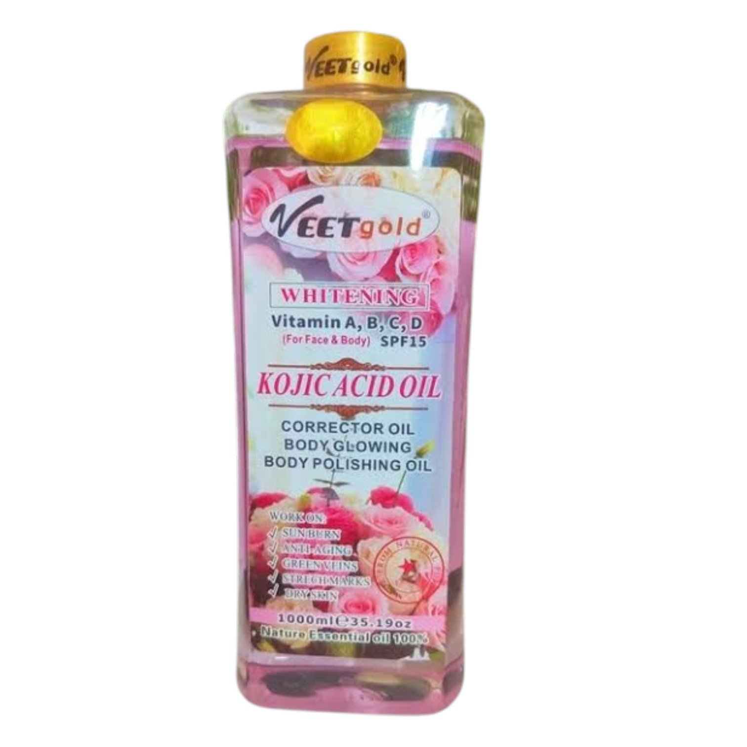 VEET GOLD Kojic Acid Body Glowing Corrector Oil