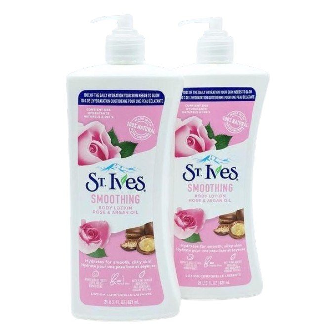 St. Ives Smoothing Rose & Argan Oil Body Lotion 621ml