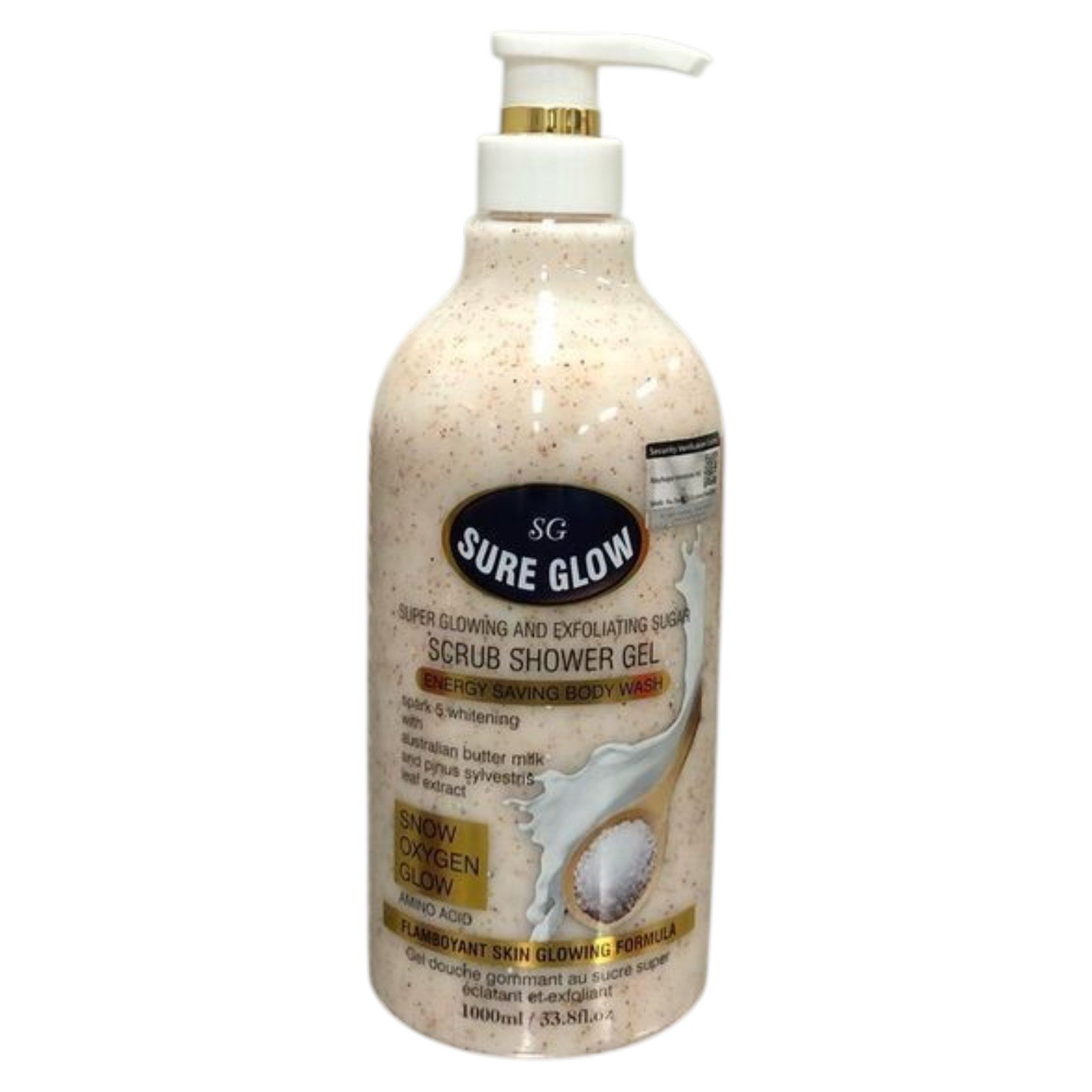 Sure Glow Sugar Scrub Shower Gel