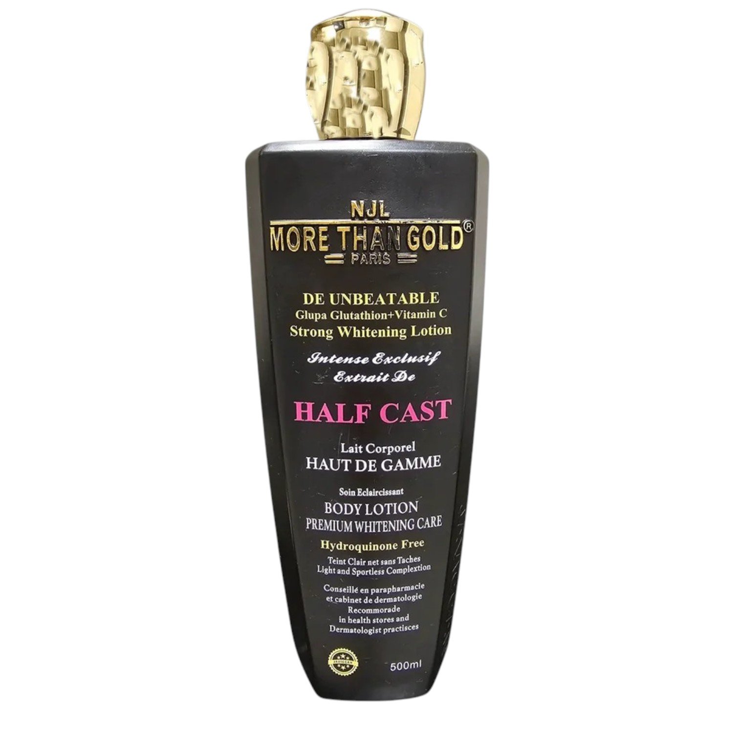 NJL More Than Gold Paris De Unbeatable Glupa Glutathione + Vitamin C Strong Whitening Lotion