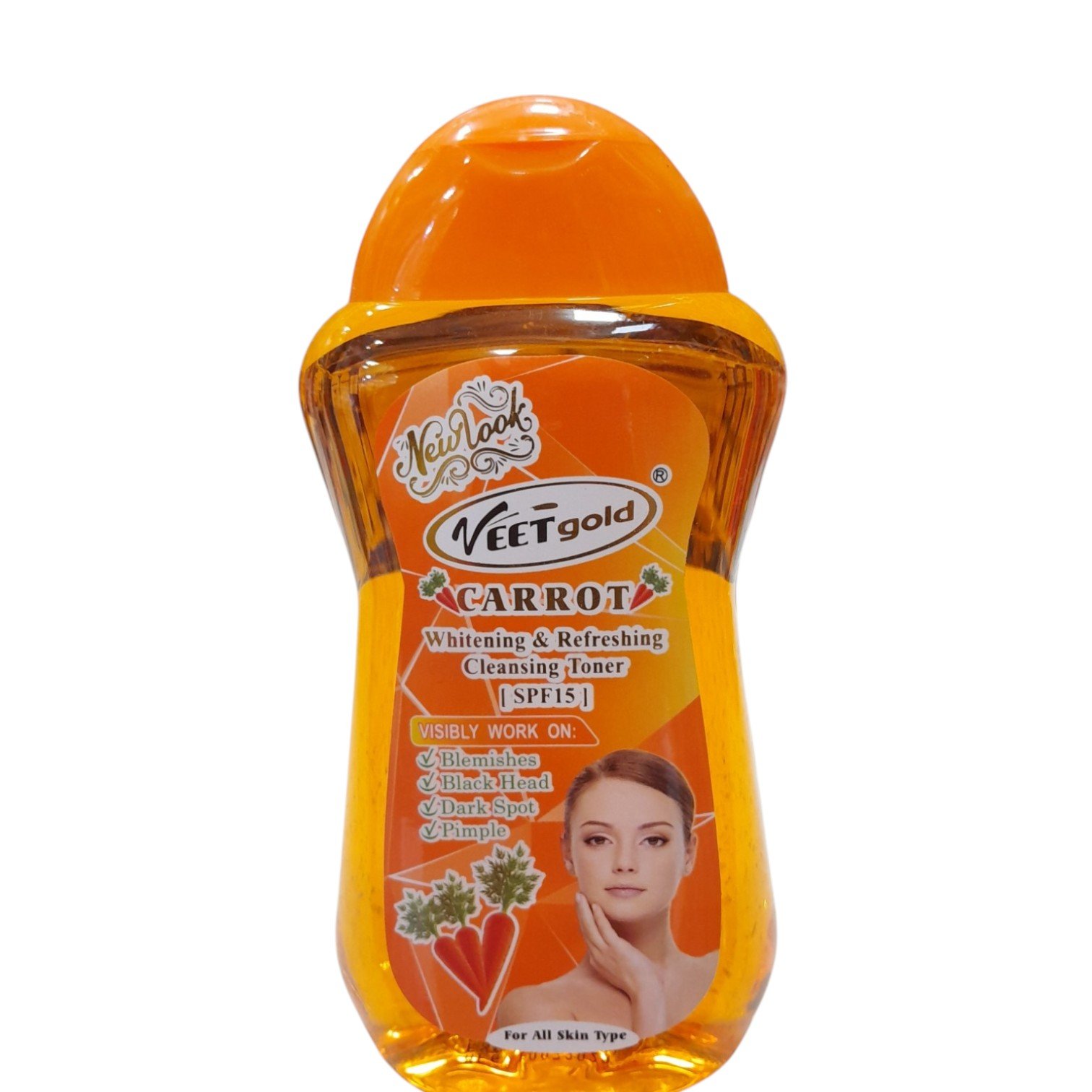 Veet Gold Face Cleanser SPF15 – Carrot