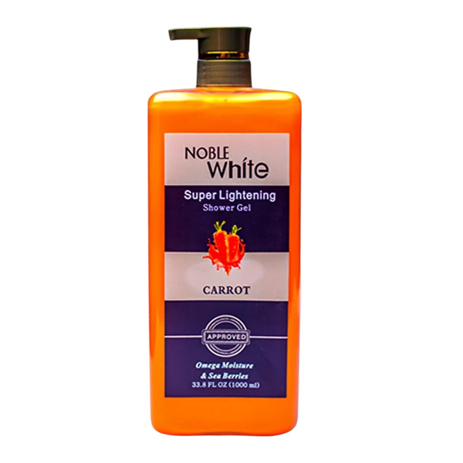 Noble White Super Lightening Shower Gel (Carrot)