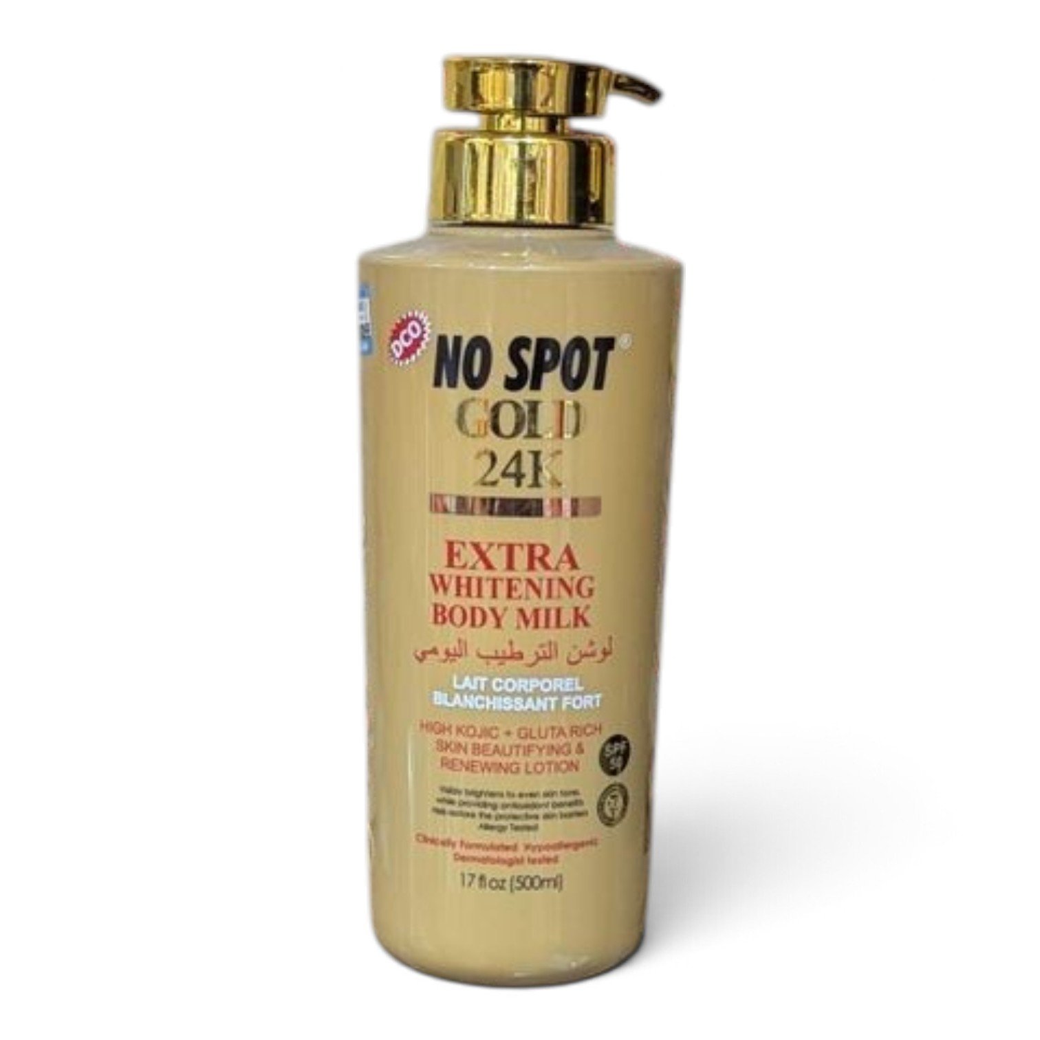 No Spot Gold 24K Extra Whitening Body Milk 500ml