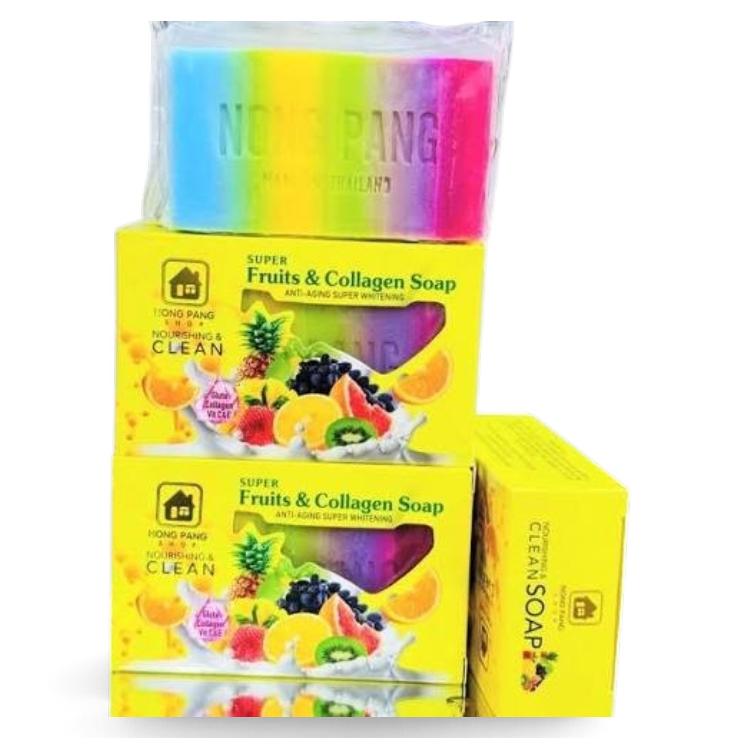 Nong Pang Fruits & Collagen Soap