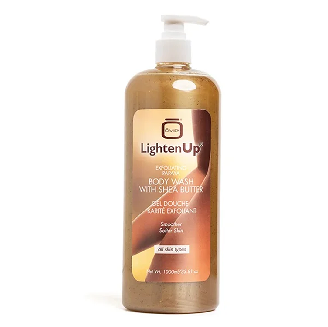 LightenUp Plus Exfoliating Papaya Body Wash with Shea Butter – 1000ml