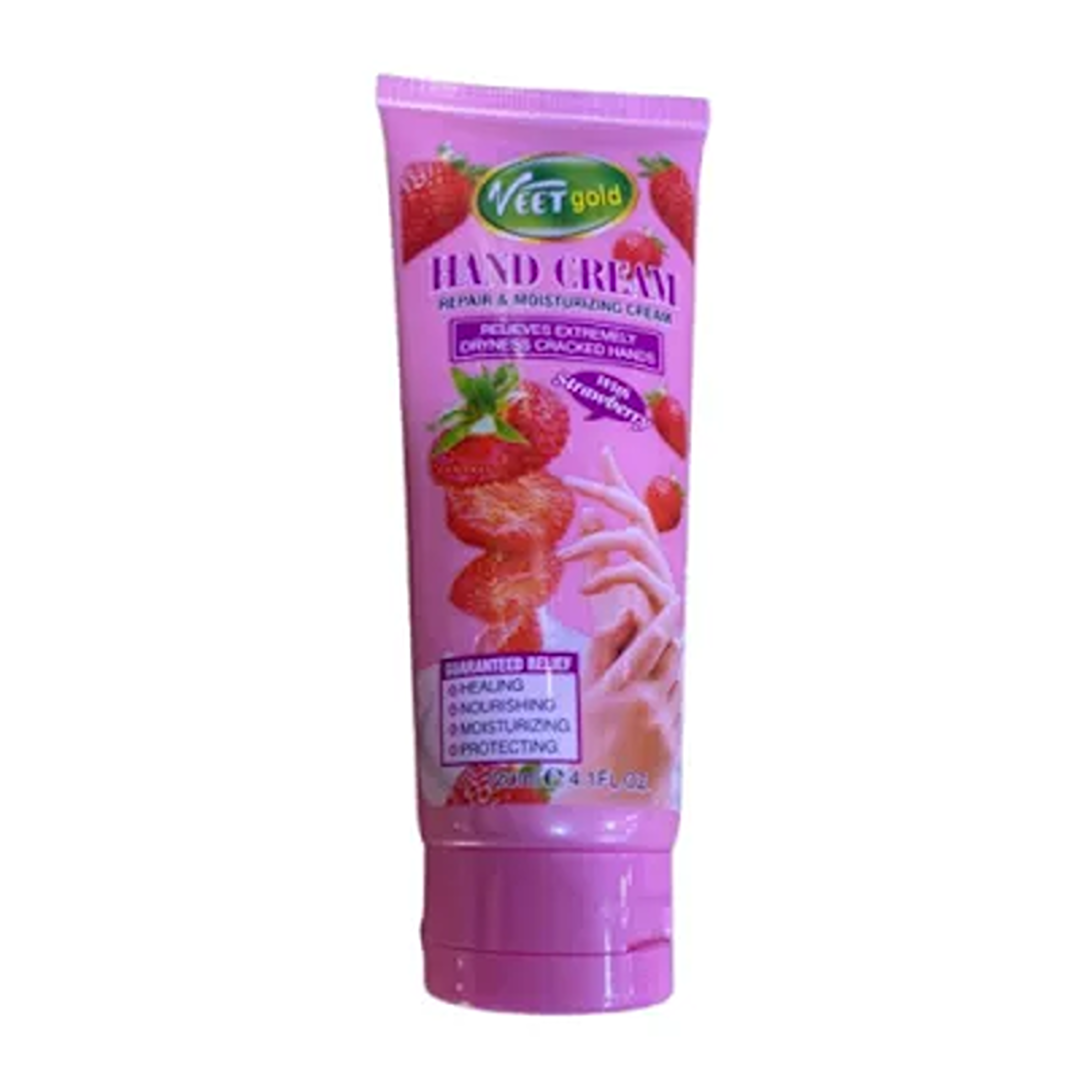 Veet Gold Repair & Moisturizing Hand Cream with Strawberry (120ml)
