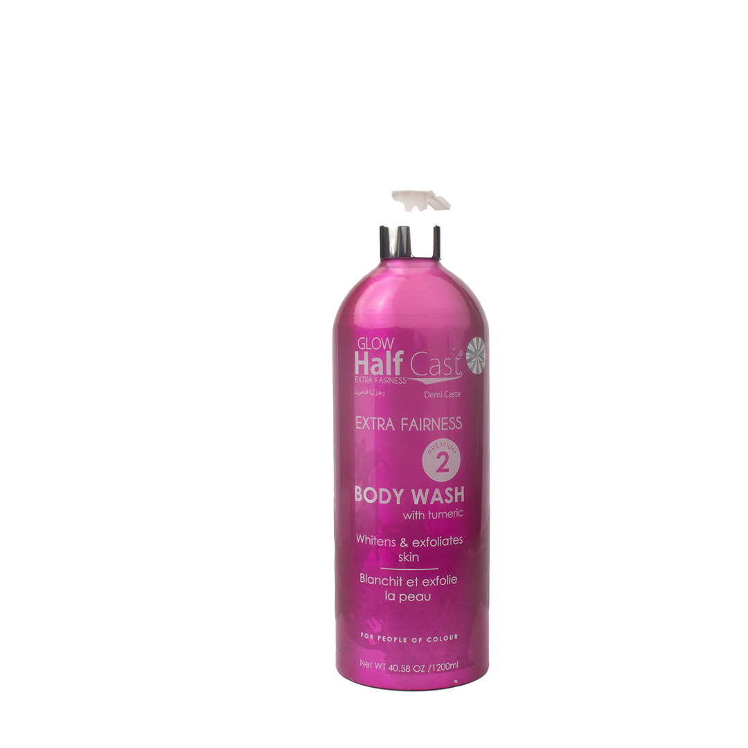 Glow Half Cast Extra Fairness Body Wash with Turmeric (1200ml)