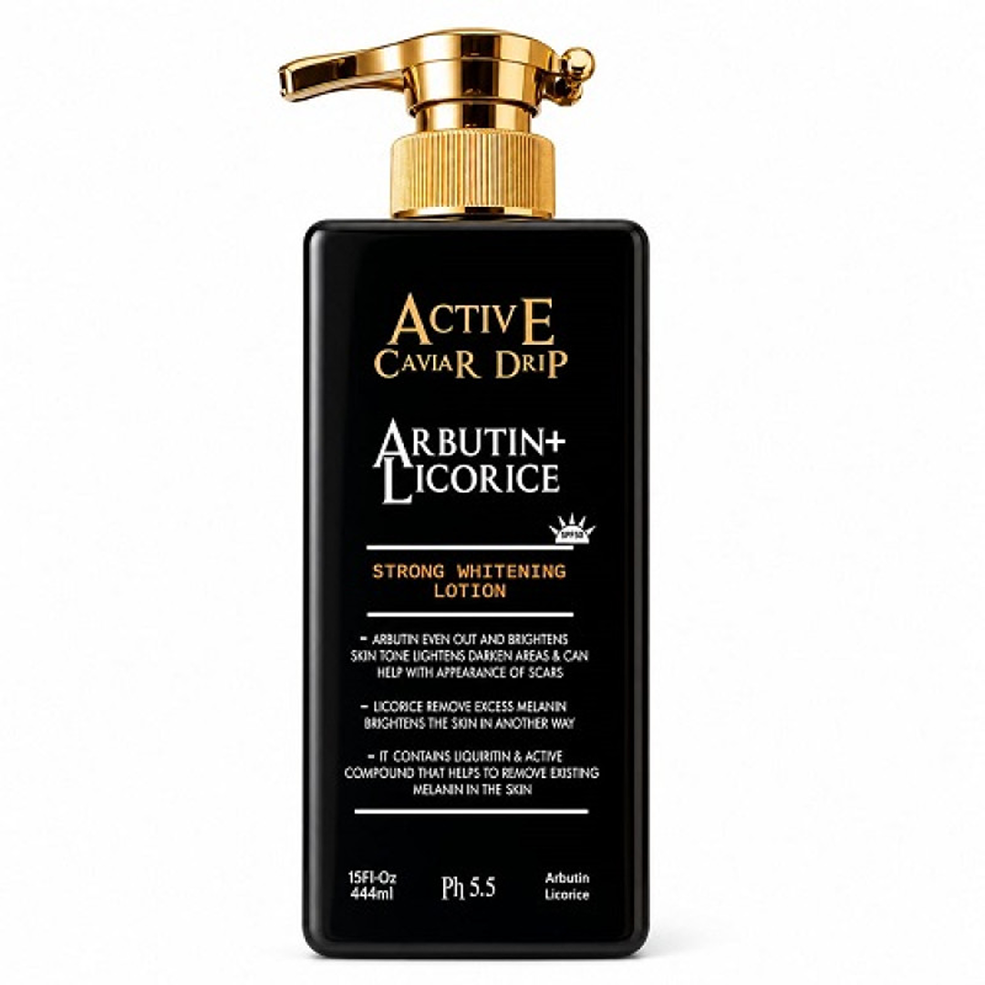 Active Caviar Drip Arbutin Plus Licorice Whitening Lotion (444ml)