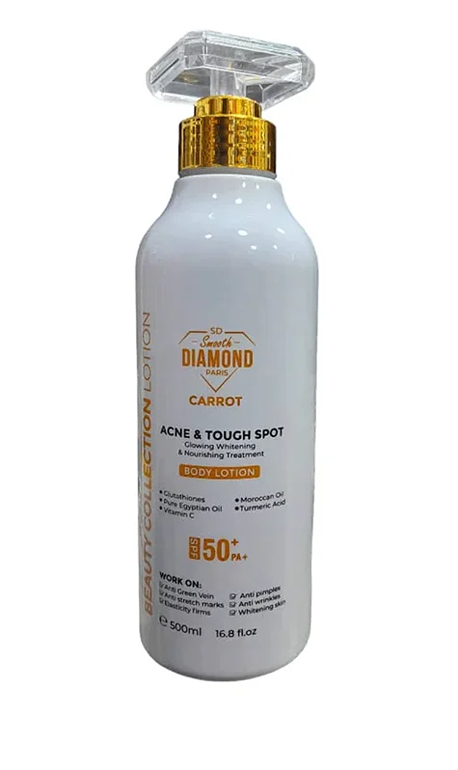 Smooth Diamond Paris Carrot Acne & Tough Spot Body Lotion (500ml)