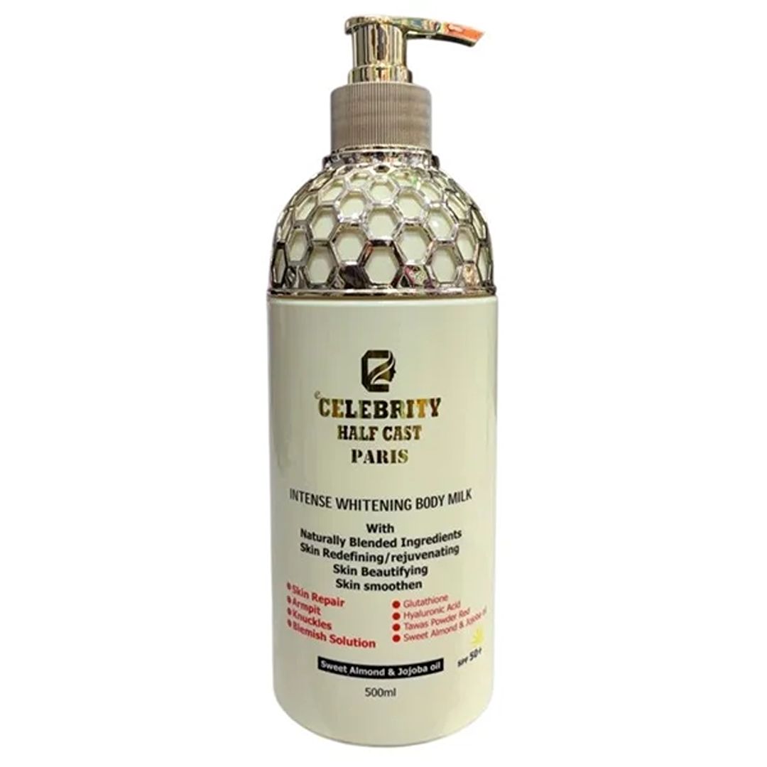 Celebrity Half Cast Paris Intense Whitening Body Milk (500ml)