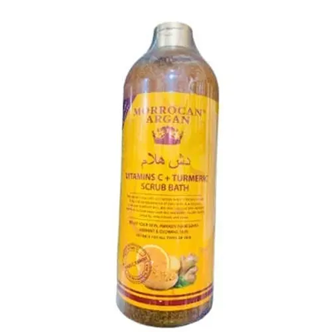Moroccan Argan Vitamin C + Turmeric Scrub Bath (1000ml)