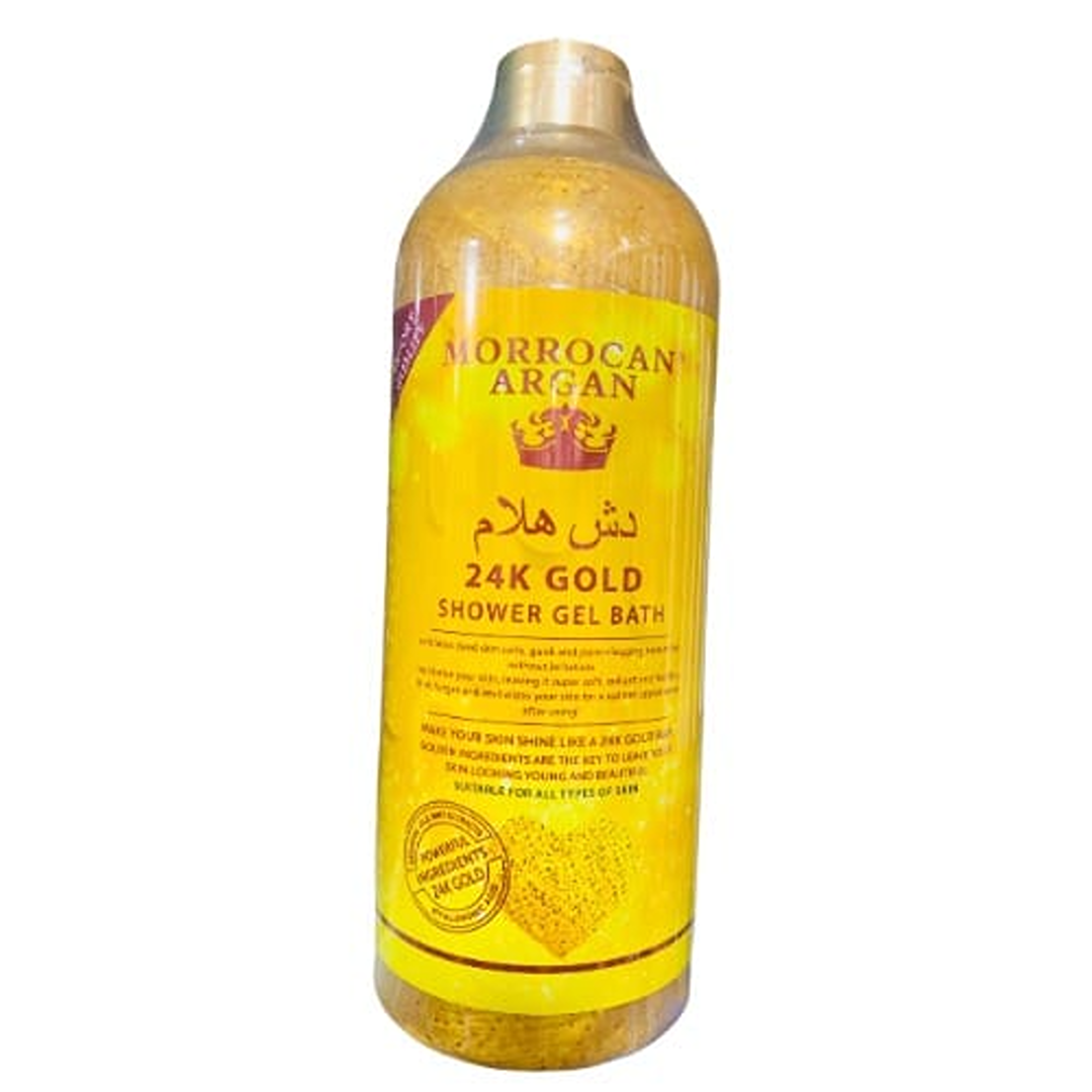 Moroccan Argan 24K Gold Shower Gel Bath