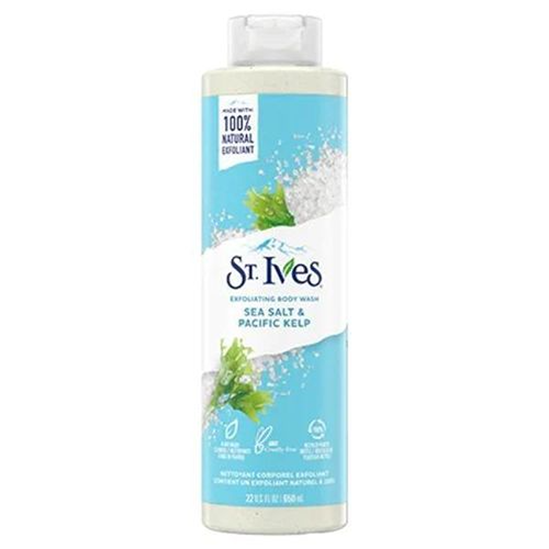 St. Ives Exfoliating Body Wash Sea Salt & Pacific Kelp (650ml)