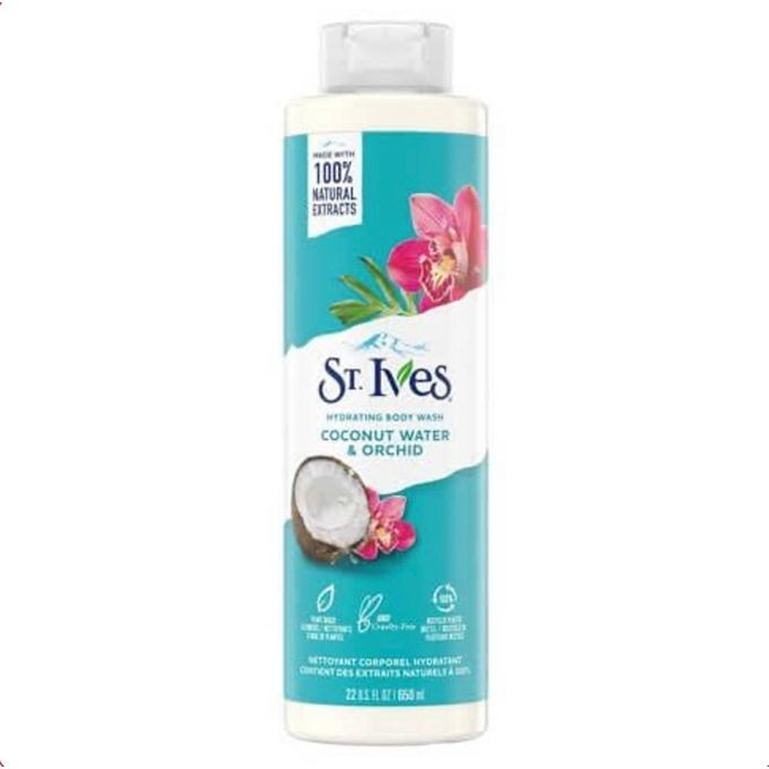 St. Ives Hydrating Body Wash Coconut Water & Orchid (650ml)