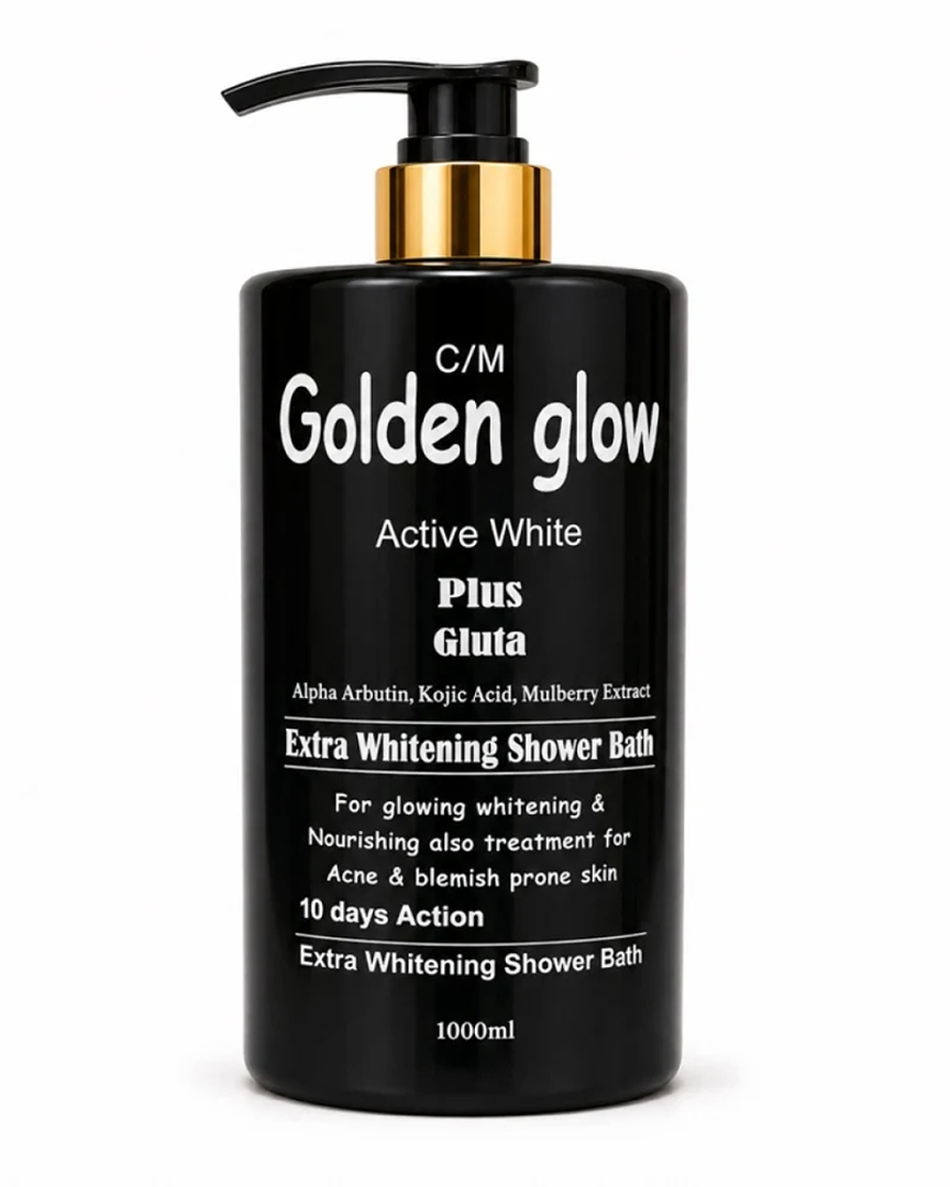 Golden Glow Active White Plus Gluta Extra Whitening Shower Bath (1000ml)