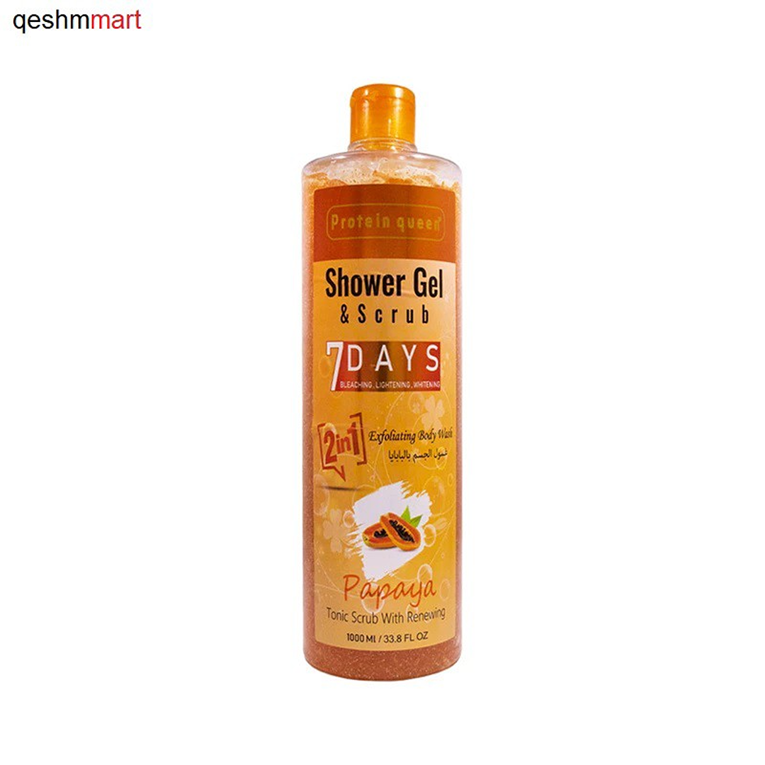 Protein Queen Papaya Shower Gel & Scrub (1000ml)