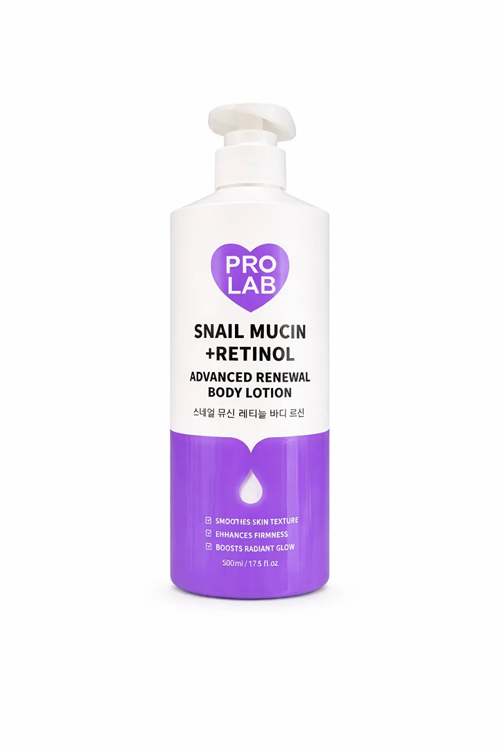 Pro Lab Snail Mucin + Retinol Advanced Renewal Body Lotion (500 ml)