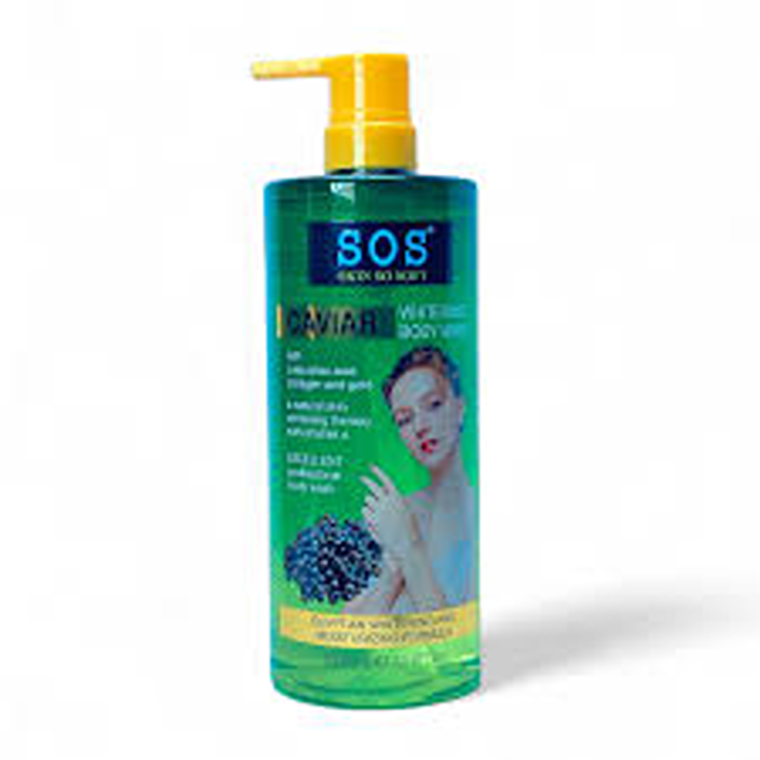 SOS Skin So Soft Caviar Whitening Body Wash (1000ml)