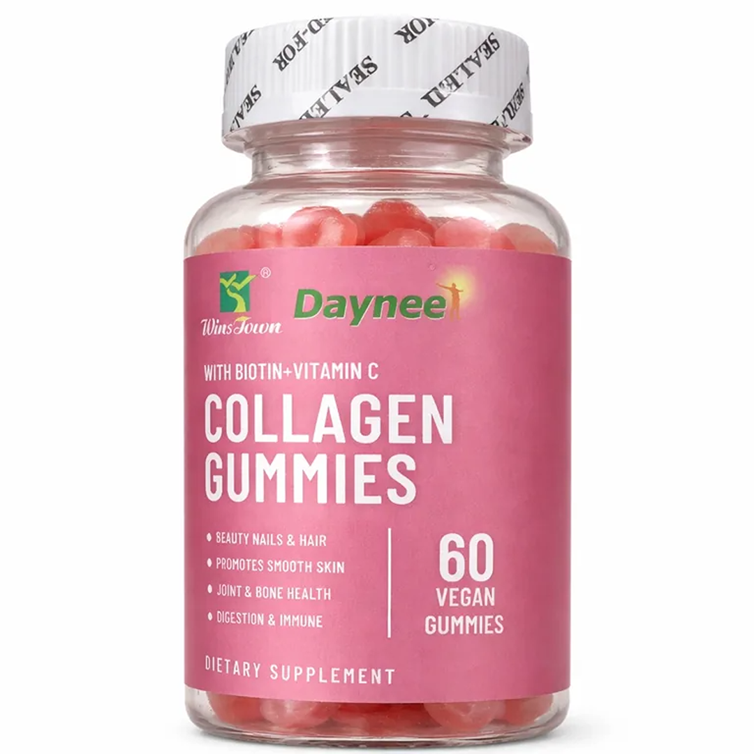 Daynee Collagen Gummies with Biotin & Vitamin C – 60 Gummies