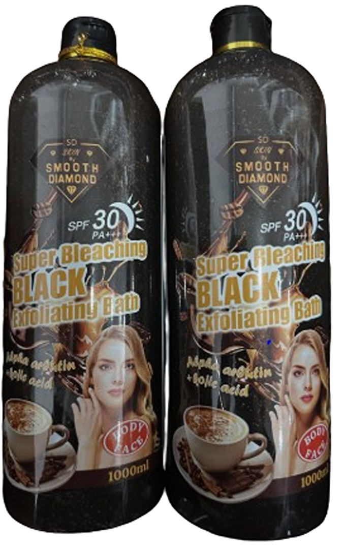 Smooth Diamond Extra Bleaching Black Shower Cream